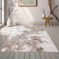 Serenity Abstract Sprayed Rug - Stone