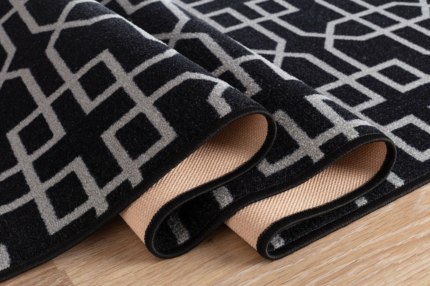 Havana Siam Trellis Door Mat - Black