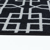 Havana Siam Trellis Door Mat - Black