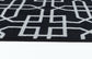 Havana Siam Trellis Door Mat - Black