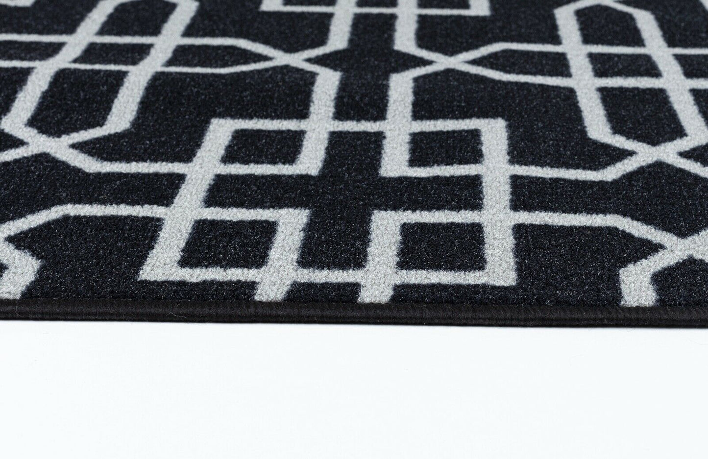 Havana Siam Trellis Door Mat - Black