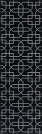Havana Siam Trellis Door Mat - Black