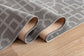 Havana Siam Trellis Door Mat - Dark Grey