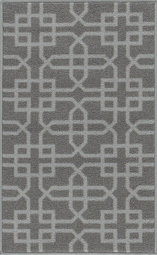 Havana Siam Trellis Door Mat - Dark Grey
