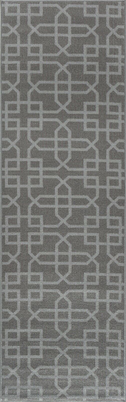 Havana Siam Trellis Door Mat - Dark Grey