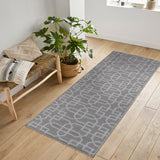 Havana Siam Trellis Door Mat - Dark Grey