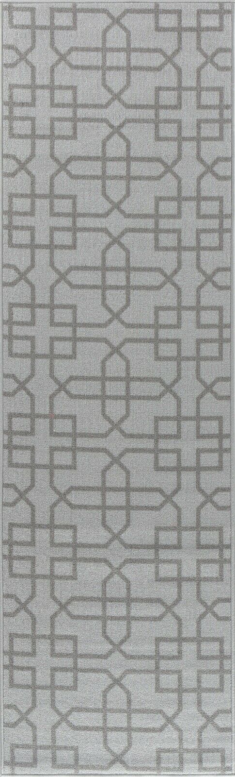 Havana Siam Trellis Door Mat - Silver