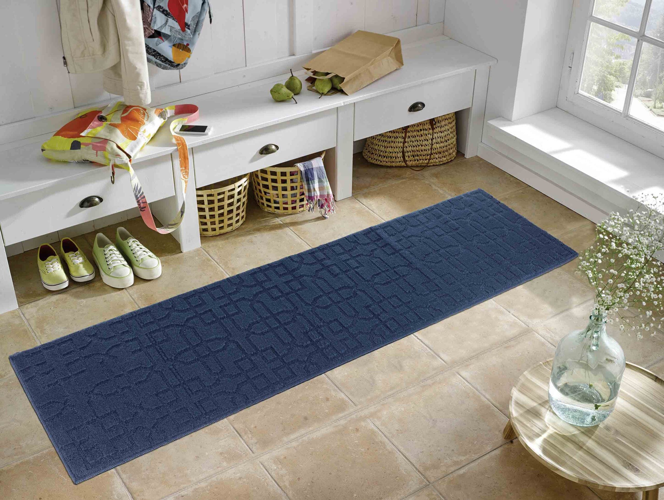 IVY Siam Door Mat - Navy