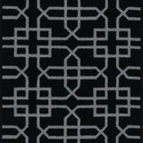 Havana Siam Trellis Door Mat - Black