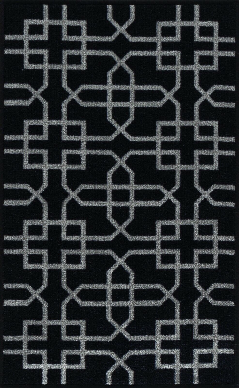 Havana Siam Trellis Door Mat - Black