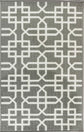 Havana Siam Trellis Door Mat - Grey Cream