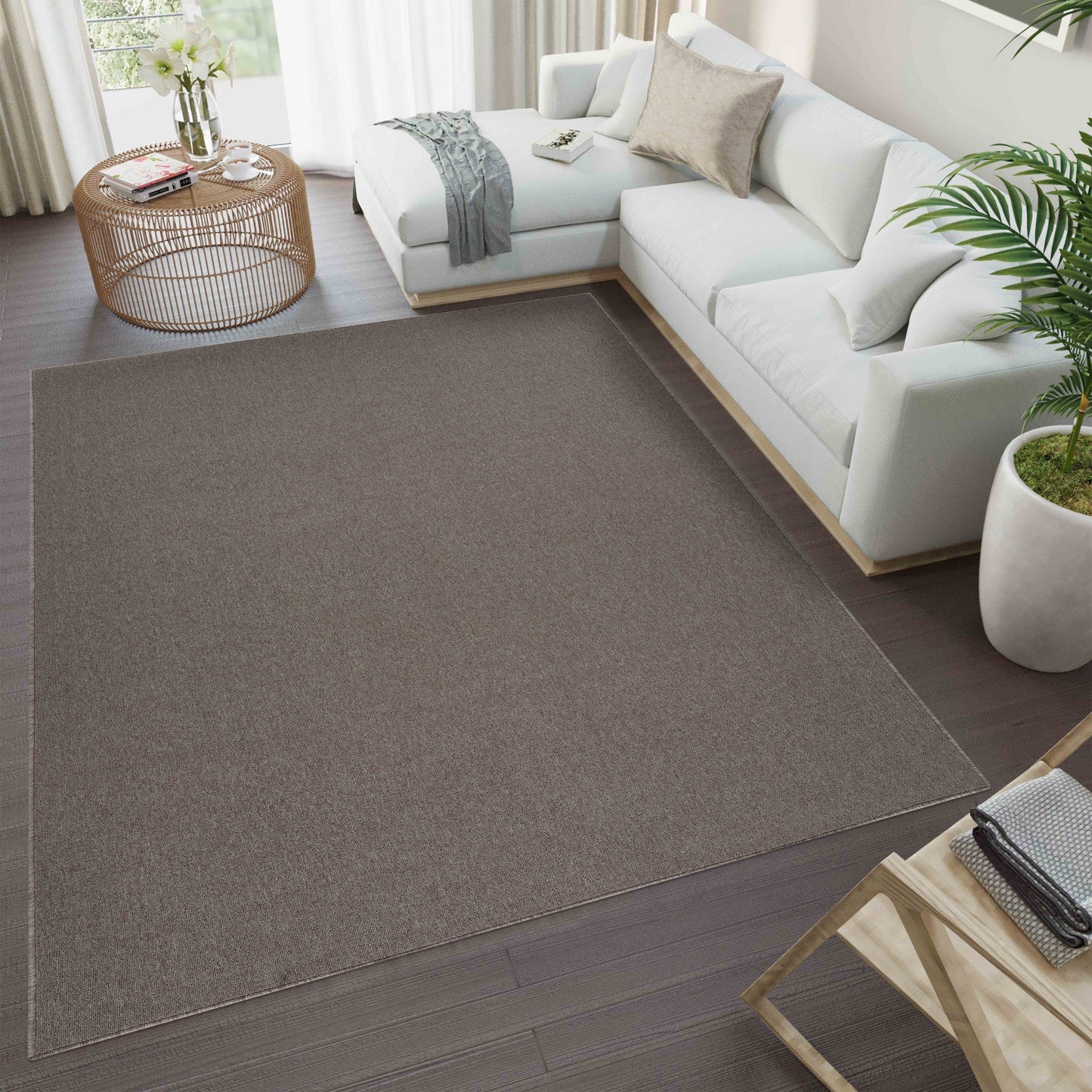Simple Rug - Dark Beige