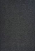 Dark Grey Simple easy care rug, flat portrait view