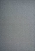 Silver Simple easy care rug, flat portrait view
