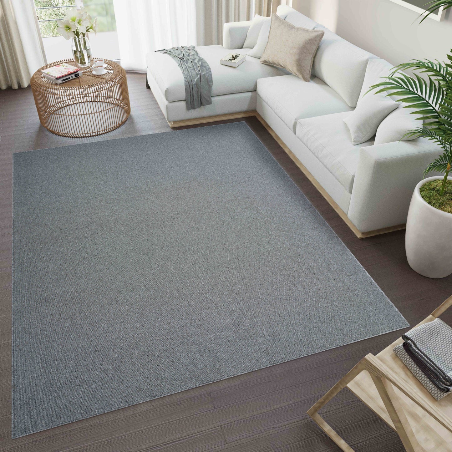 Simple Rug - Silver