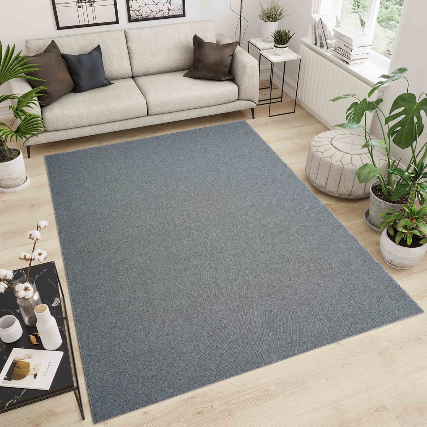 Simple Rug - Silver