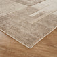 Santiago Carved Abstract Rug - Tile Beige
