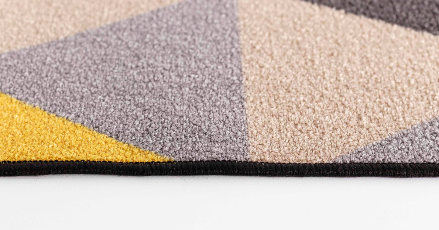 Havana Triangle Door Mat - Dark Gold