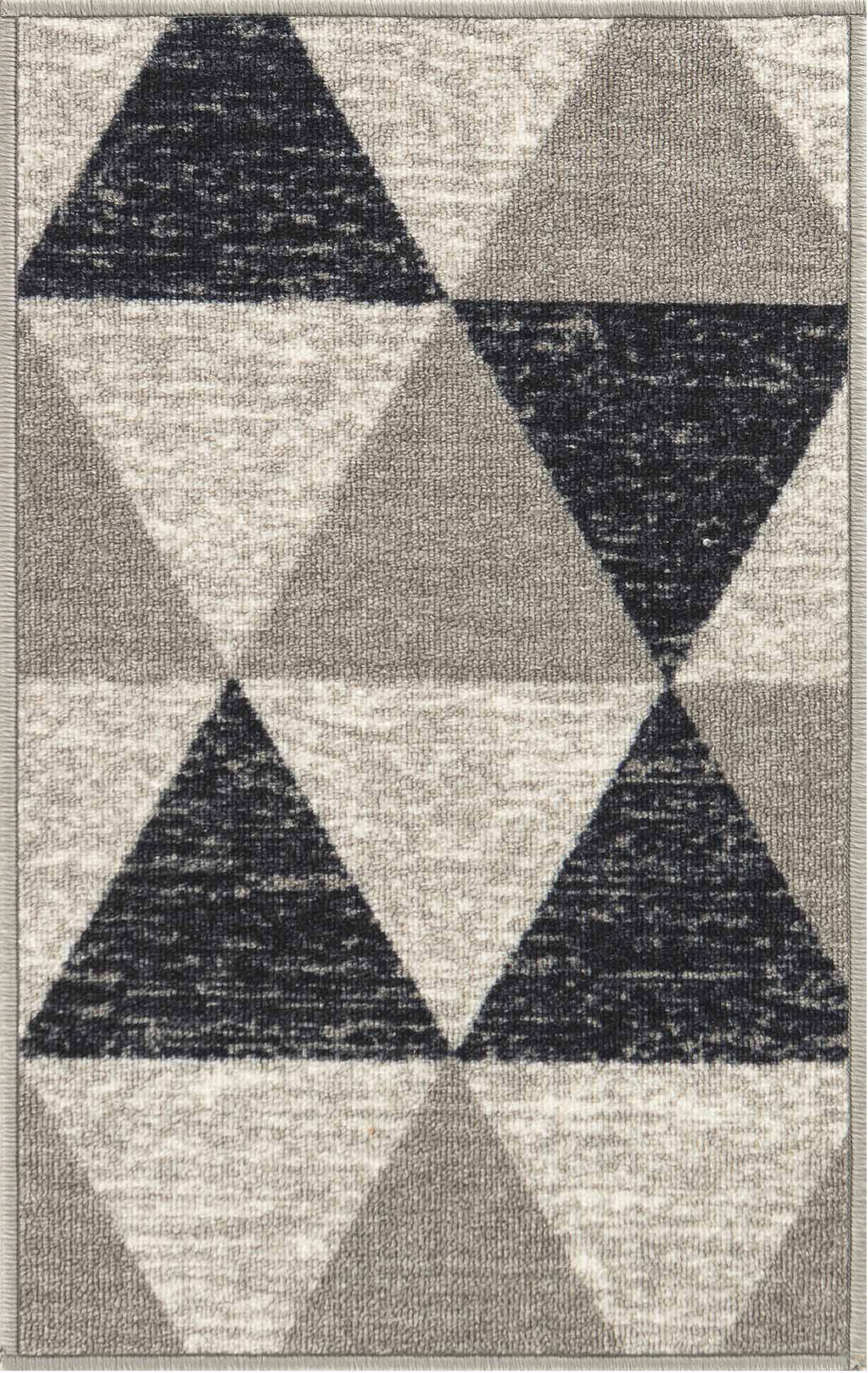 Havana Triangle Door Mat - Grey