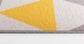 Havana Triangle Door Mat - Light Gold