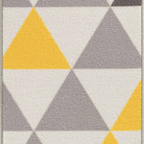 Havana Triangle Door Mat - Light Gold