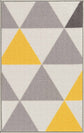 Havana Triangle Door Mat - Light Gold