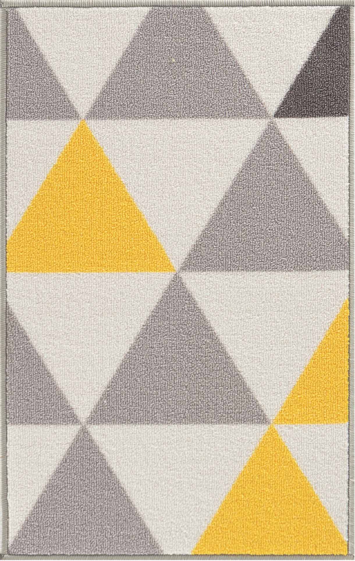 Havana Triangle Door Mat - Light Gold