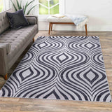 Valencia Ogee Carved Rugs - 160x230 cm
