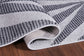Valencia Crystal Carved Rugs - Dark Grey