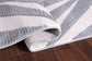Valencia Crystal Carved Rugs - Silver
