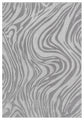 Anthracite Vellure Marble textured geometric rug, top-down view