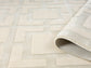 Vellure Textured Geometric Rug - Maze Grey