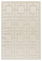 Vellure Textured Geometric Rug - Maze Grey