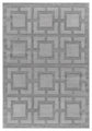 Vellure Textured Geometric Rug - Maze Grey