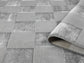 Vellure Textured Geometric Rug - Grid Cream