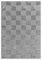 Vellure Textured Geometric Rug - Grid Cream