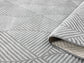Vellure Textured Geometric Rug - Pyramid Cream