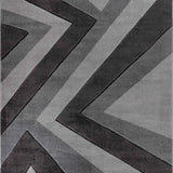 Valencia Zig Zag Caved Rug - Medium