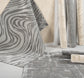 Vellure Textured Geometric Rug - Grid Cream