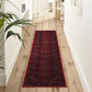 Red Yasmin traditional bokhara rug, runner size