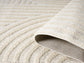 Isabella Cirque textured rug, styled view 3