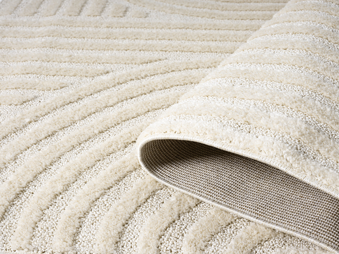 Isabella Cirque textured rug, styled view 3