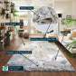Emperor Metallic Abstract Rug - Solarius Gold