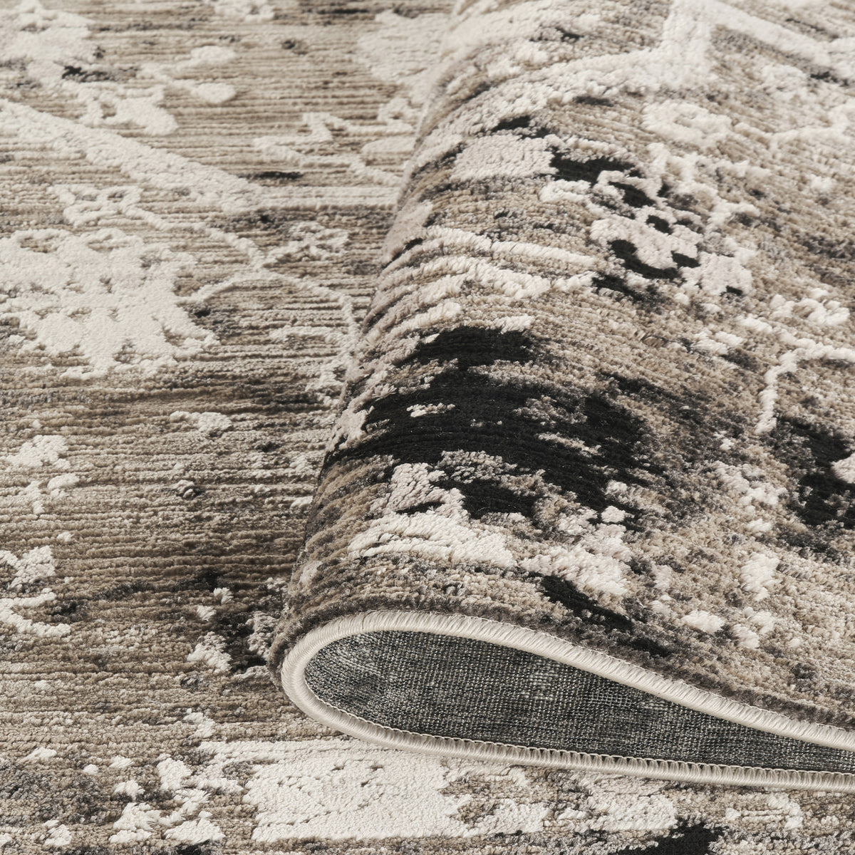 Mayfair Flora metallic rug, styled view 5