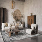Belgravia Metallic Rug - Cobble Mocha