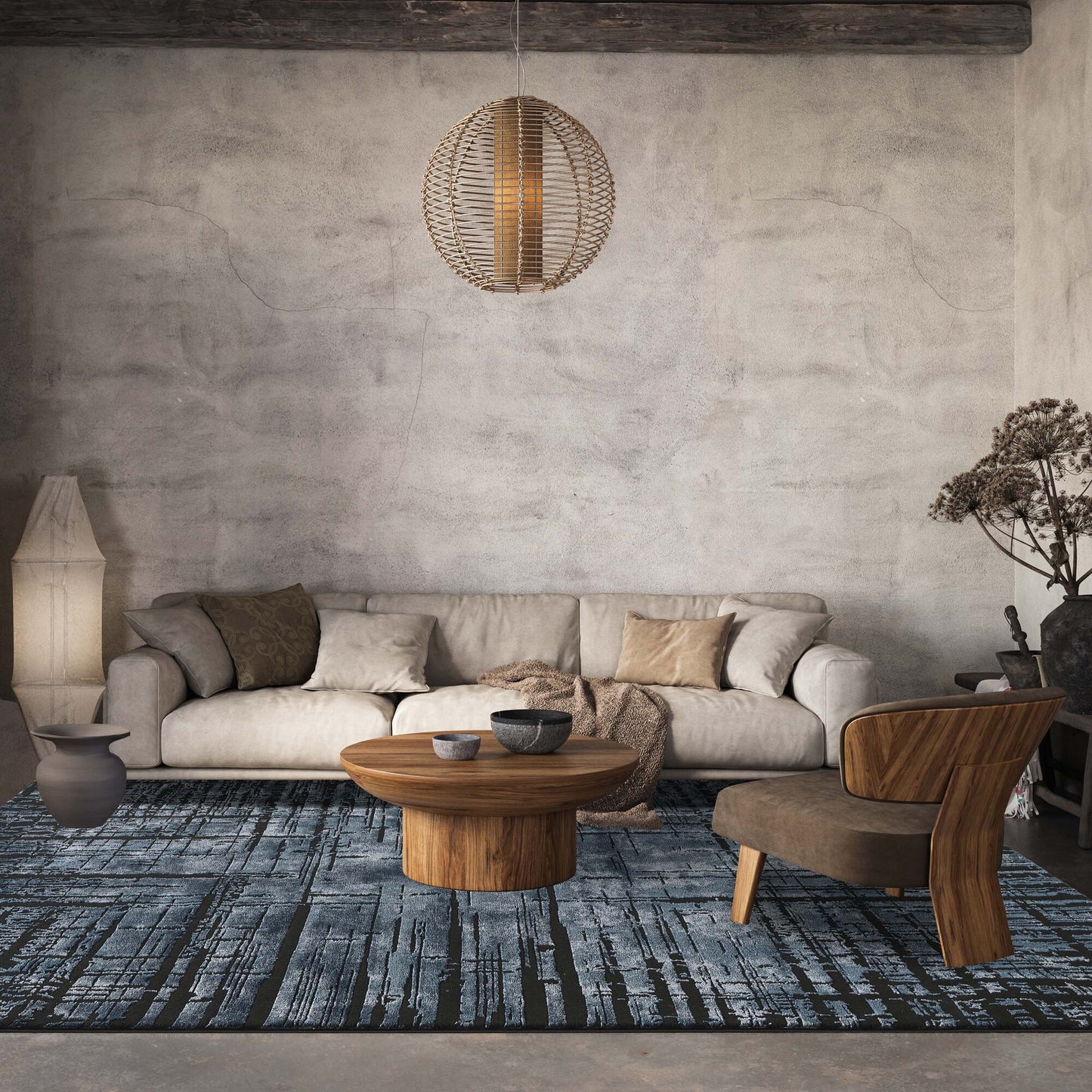 Belgravia Metallic Rug - Nexus Mocha