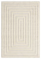 Isabella Border textured rug, styled view 2