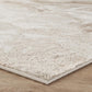Elysium Nebula metallic abstract rug, styled view 4