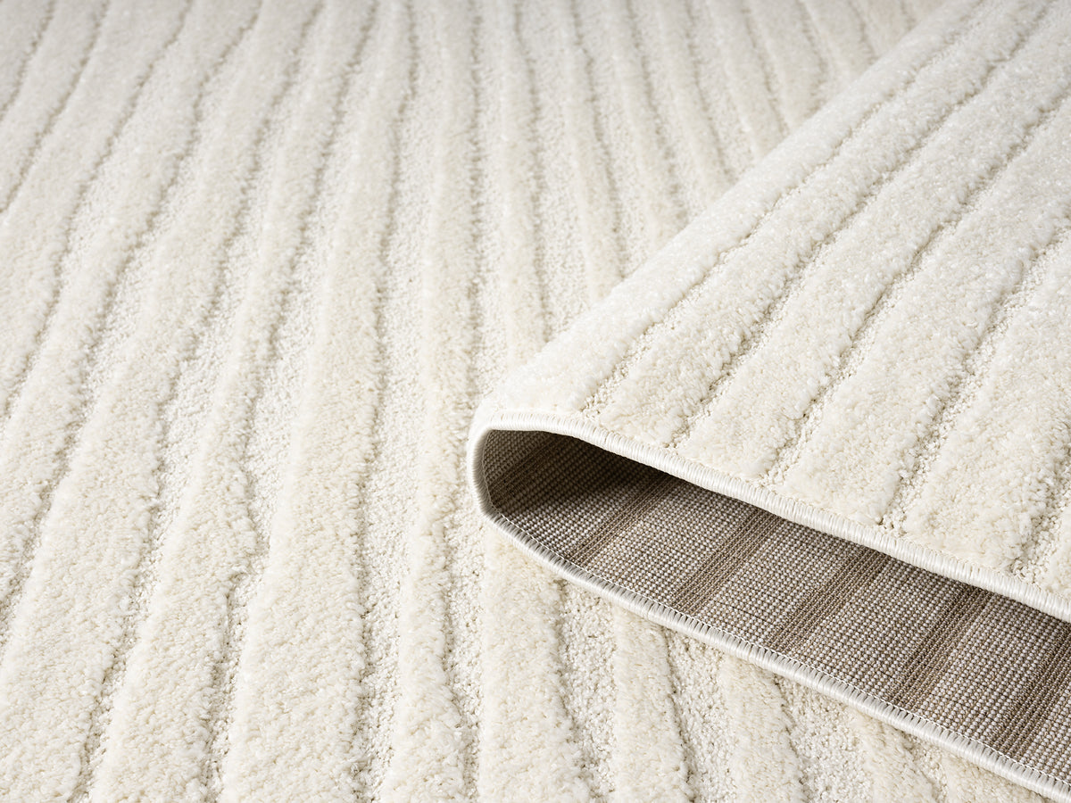 Aya Scandinavian Rena modern rug, styled view 3