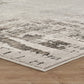 Mayfair Croc metallic rug, styled view 4